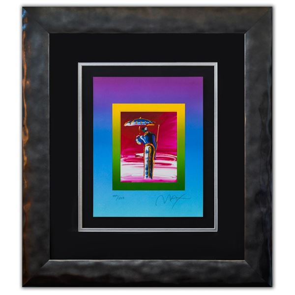 Peter Max- Original Lithograph "Sage with Umbrella and Cane on Blends"