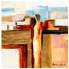 Image 1 : Adriana Naveh, "Expectation" Original Acrylic Painting on Canvas, Hand Signed with Letter of Authent