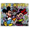 Image 1 : Jozza, "Only For You" Hand Signed Original Mixed Media on Canvas with COA.