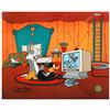 Image 1 : "Just Fur Laughs" by Chuck Jones (1912-2002). Limited Edition Animation Cel with Hand Painted Color 