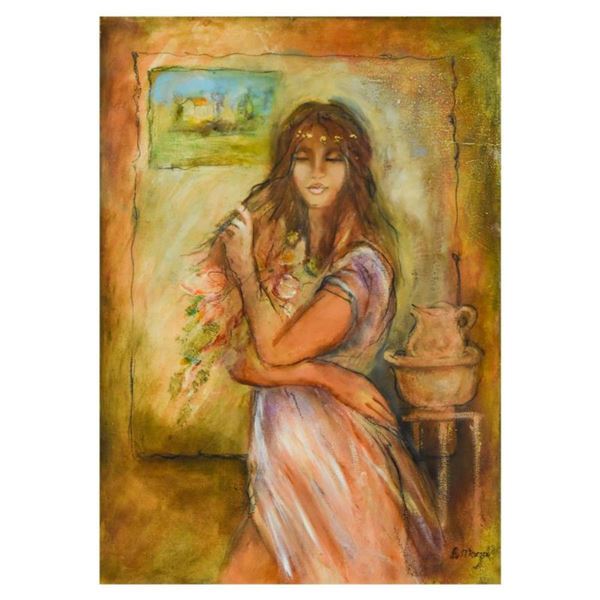 Batia Magal, Original Acrylic Painting on Canvas, Hand Signed with Letter of Authenticity.