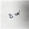 Image 2 : Steve Kaufman (1960-2010) "Kaufman $100" Hand Signed Limited Edition Hand Pulled silkscreen Mixed Me