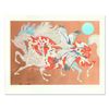 Image 1 : Guillaume Azoulay, "It Takes Two" Limited Edition Serigraph with Hand Laid Copper Leaf, Numbered and