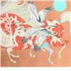 Image 2 : Guillaume Azoulay, "It Takes Two" Limited Edition Serigraph with Hand Laid Copper Leaf, Numbered and