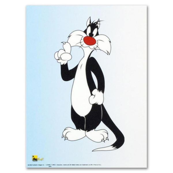 "Sylvester" Limited Edition Sericel from Warner Bros. and Authentic Images. Includes Certificate of 