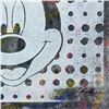 Image 2 : Gail Rodgers, "Mickey Mouse" Hand Signed Original Hand Pulled Silkscreen Mixed Media on Canvas with 
