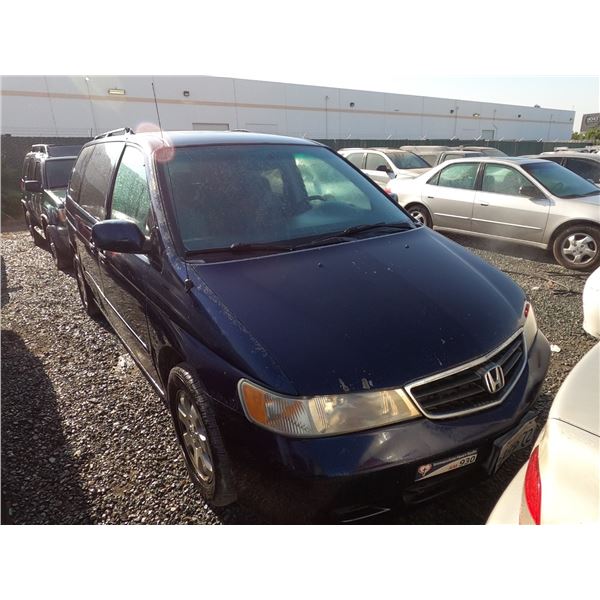 HONDA ODYSSEY 2003 TDONATION