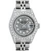 Image 1 : Rolex Ladies Stainless Steel Quickset Meteorite Diamond Lugs Jubilee Datejust Wr