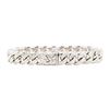 Image 2 : 10KT White Gold Fashion Cuban Link