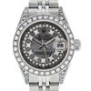 Image 1 : Rolex Ladies Stainless Steel Quickset Meteorite Diamond Lugs Jubilee Datejust Wr
