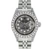 Image 2 : Rolex Ladies Stainless Steel Quickset Meteorite Diamond Lugs Jubilee Datejust Wr