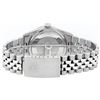 Image 6 : Rolex Mens Stainless Steel White Diamond & Sapphire 36MM Datejust Wristwatch