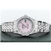 Image 5 : Rolex Ladies Stainless Steel Pink MOP Pyramid Diamond Datejust Wristwatch 26MM W