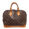 Image 1 : Louis Vuitton Brown Monogram Alma MM Satchel Bag