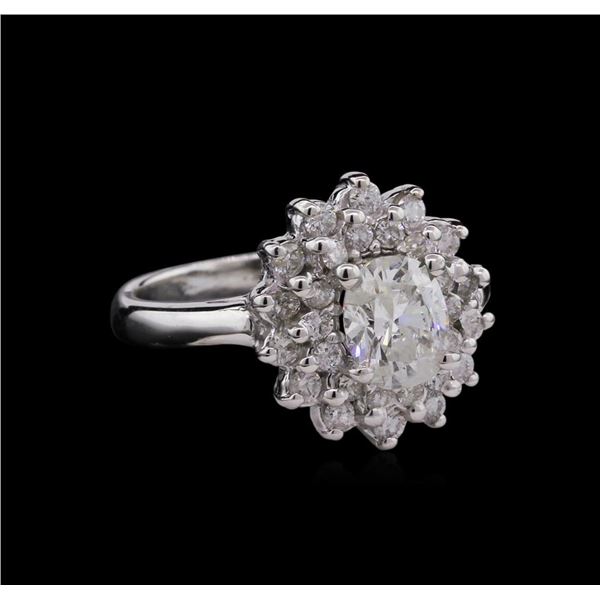 1.59 ctw Diamond Ring - 14KT White Gold