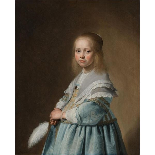 Johannes Cornelisz - Portrait of a Girl in Blue