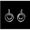 Image 1 : 1.46 ctw Diamond Earrings - 14KT White Gold