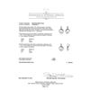 Image 3 : 1.46 ctw Diamond Earrings - 14KT White Gold