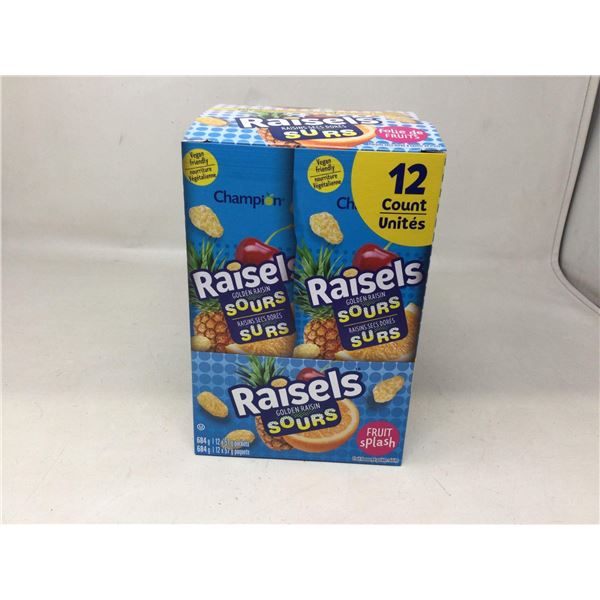 Raisels Golden Raisin Sours (12 X 57g)