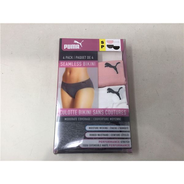 Puma 4 Pack Seamless Bikini (Size S)