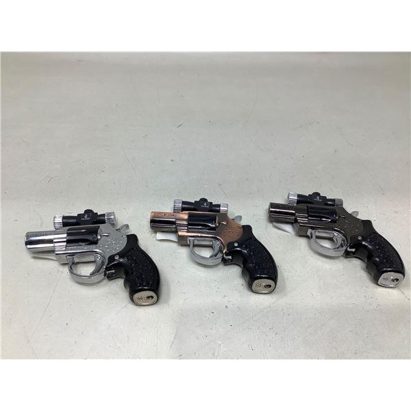 Toy Gun Torch Lighter (Lot Of 3)