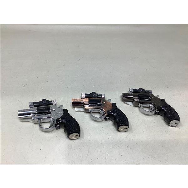 Toy Gun Torch Lighter (Lot Of 3)