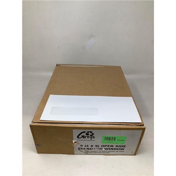 Greys Envelopes Standard Window (500 Pack)
