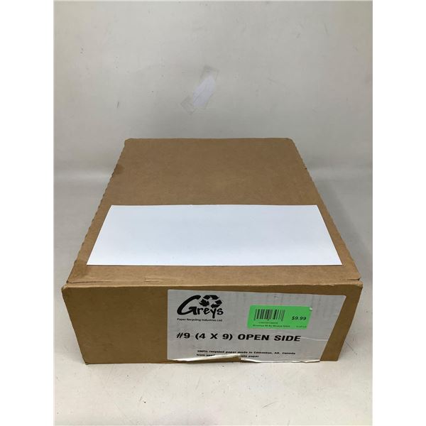 Greys Envelopes Open Side (500 Pack)