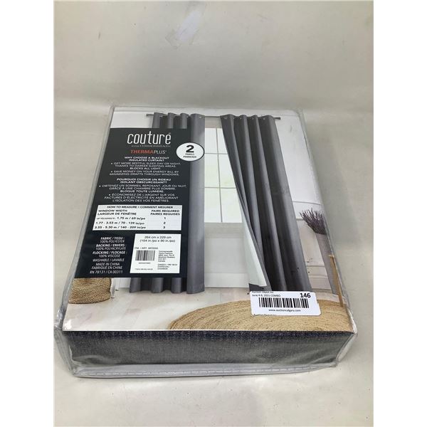 Couture 2 Panel Curtins