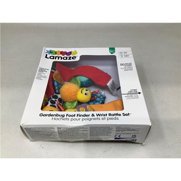 Lamaze Gardenbug Foot Finder & Wrist Rattle Set