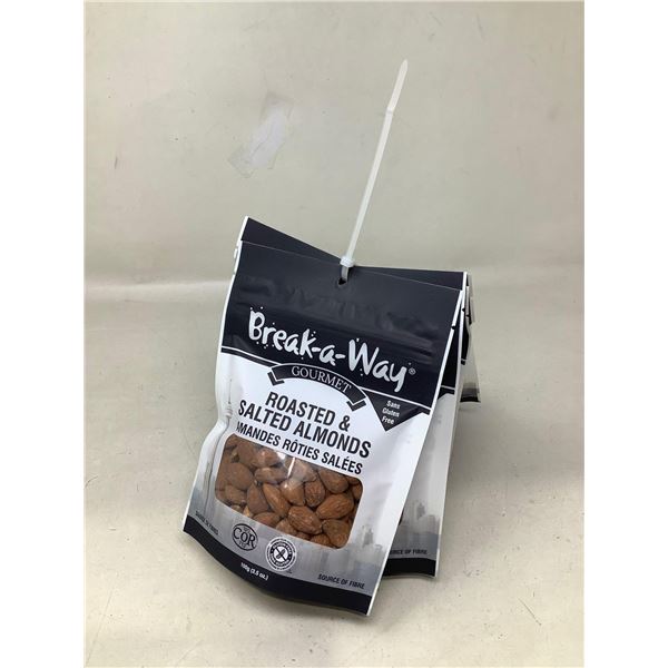 Lot of Break-a-Way Roasted & Salted Almonds