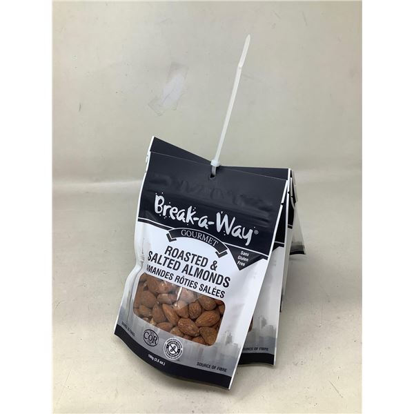 Lot of Break-a-Way Roasted & Salted Almonds