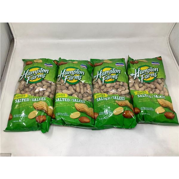 Hampton Farms Jumbo Salted Peanuts (4 x 454g)
