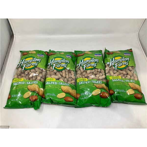 Hampton Farms Jumbo Salted Peanuts (4 x 454g)
