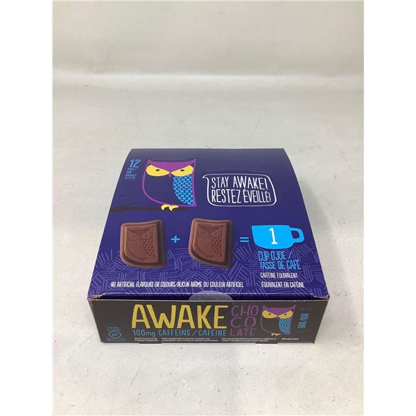 Case of Awake Caffeinated Chocolate