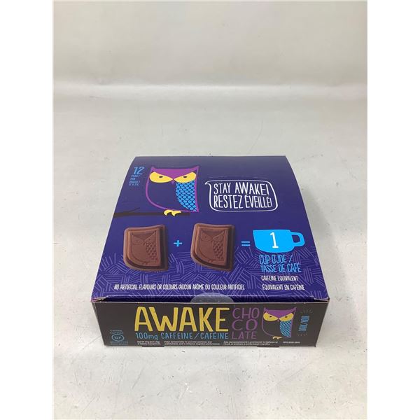 Case of Awake Caffeinated Chocolate