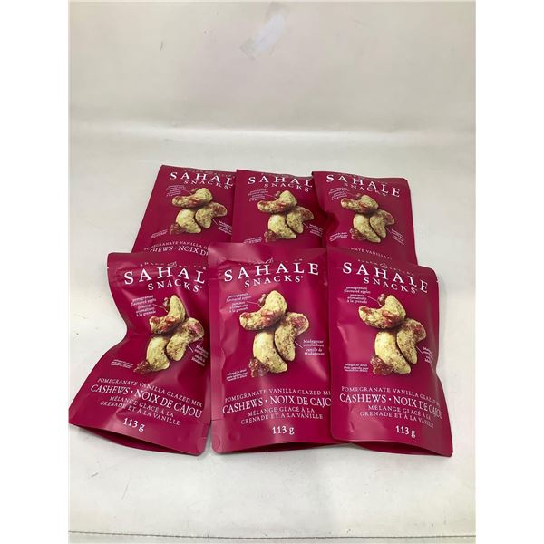 Sahale Snacks-Pomegranate Vanilla Glazed Cashews (6 x 113g)