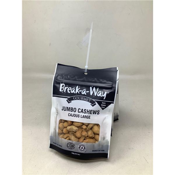 Break-a-Way Jumbo Cashews (6 x 100g)