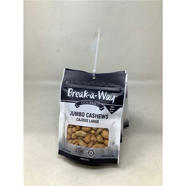 Break-a-Way Jumbo Cashews (6 x 100g)