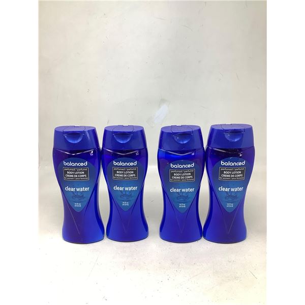 Balanced Perfumed Body Lotion for Women-Clear Water (4 x 413ml)