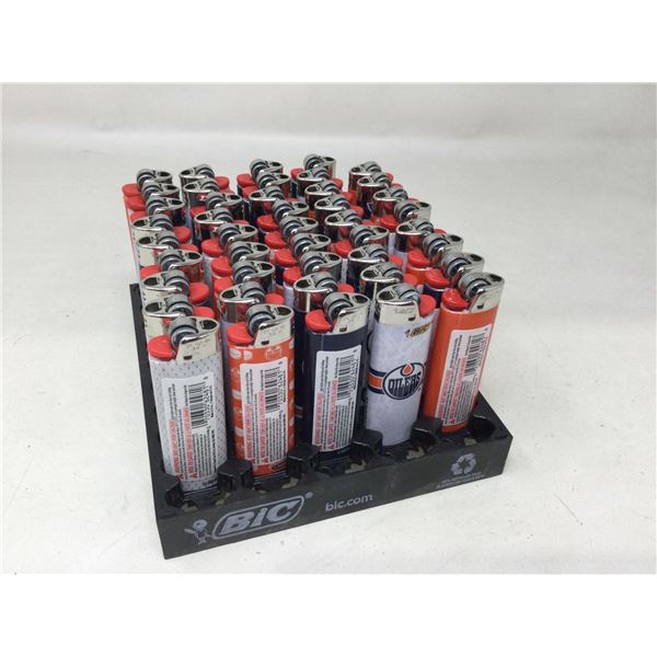 Oilers BiC Lighters