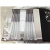 Image 1 : Half Moon Room Darkening Window Curtains-Estate Garden Print Gray