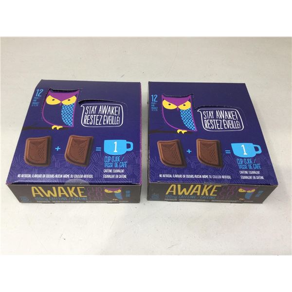 Awake Caffeinated Chocolate (2 x 12)