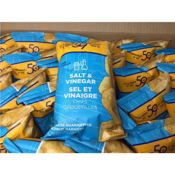 Case of 59th Street Salt & Vinegar Potato Chips (30 x 60g)