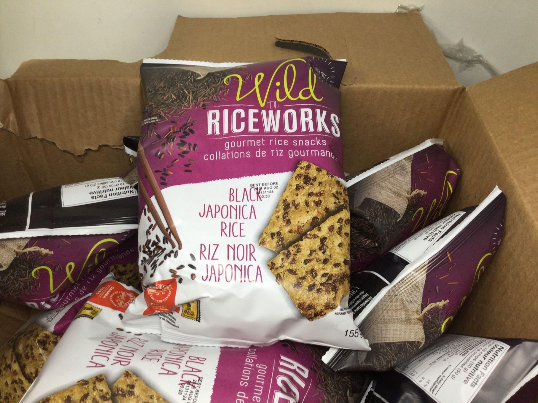 Wild Riceworks Black Japonica Rice Chips