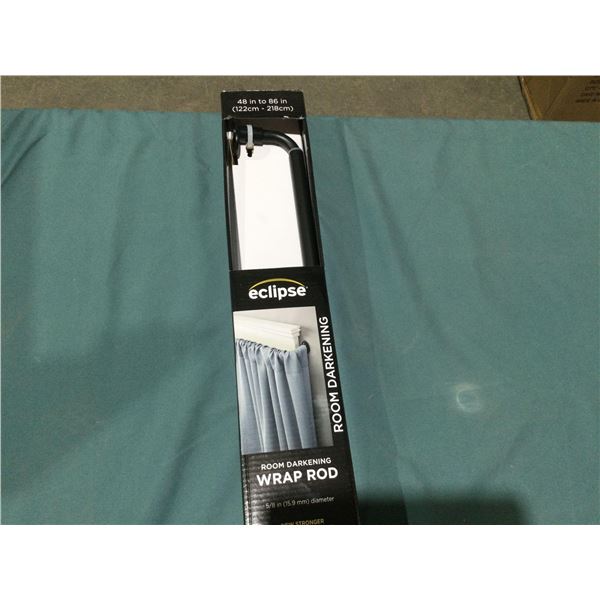 Eclipse Room Darkening Wrap Rod (48 in to 86in)