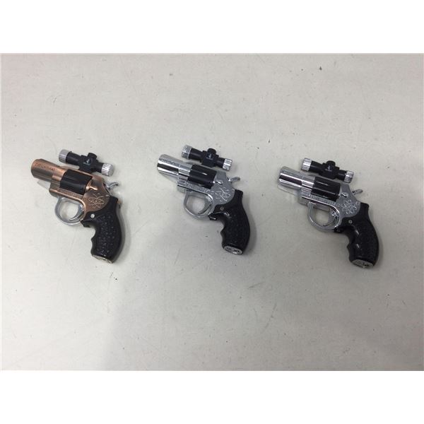 Laser Gun Torch Lighters (3ct)