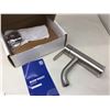 Image 1 : Basin Faucet- Stainless Steel single Handle Faucet with 2pc water Inlet Hose