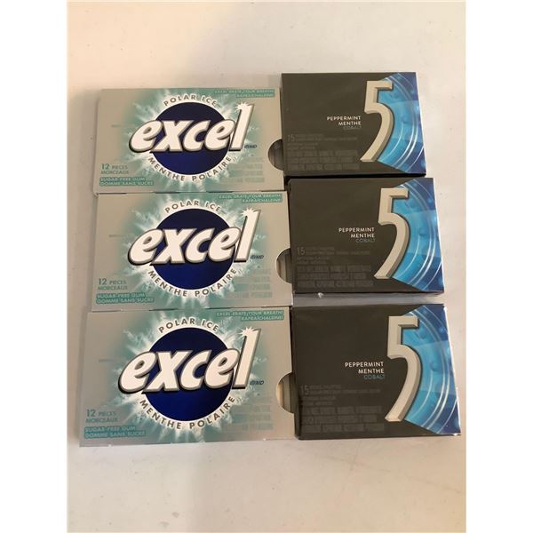 Lot of assorted Gum (6 Packs)