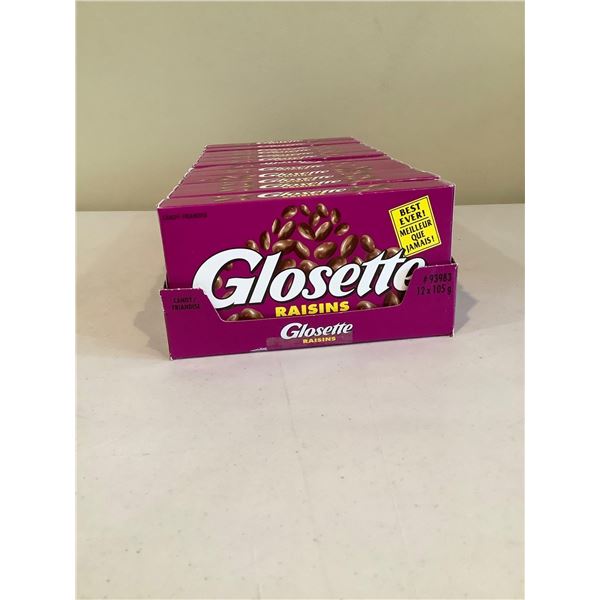 Glosette Chocolate Covered Raisins (12 x 105g)